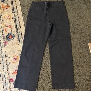 Women’s Dark Gray Straight-Leg Pants